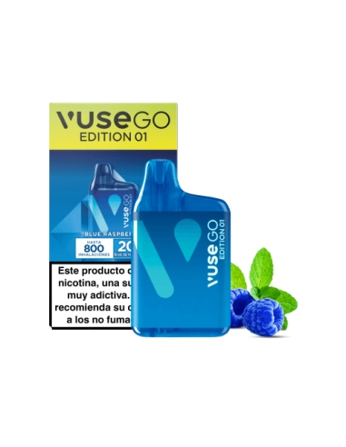 10 Pod Desechable Blue Raspberry GO 800 by Vuse