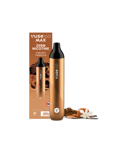 10 Pod Desechable Creamy Tobacco GO MAX by Vuse