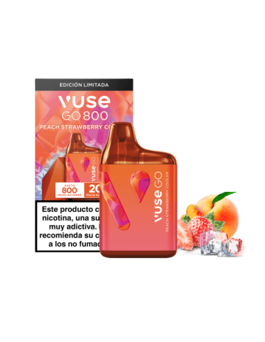 10 Pod Desechable Peach Strawberry Cooler GO 800 by Vuse