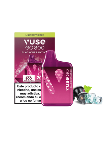 10 Pod Desechable Blackcurrant Ice GO 800 by Vuse