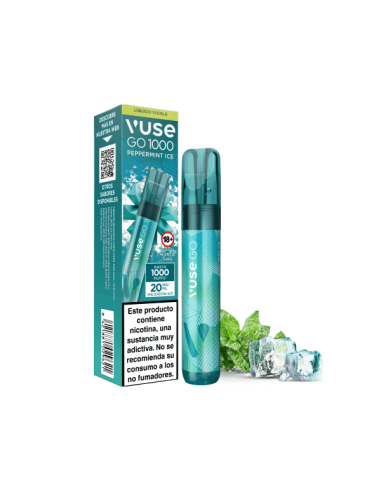 10 Pod Desechable Peppermint Ice GO 1000 by Vuse