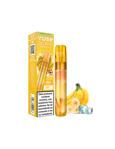 10 Pod Desechable Banana Ice GO 1000 by Vuse