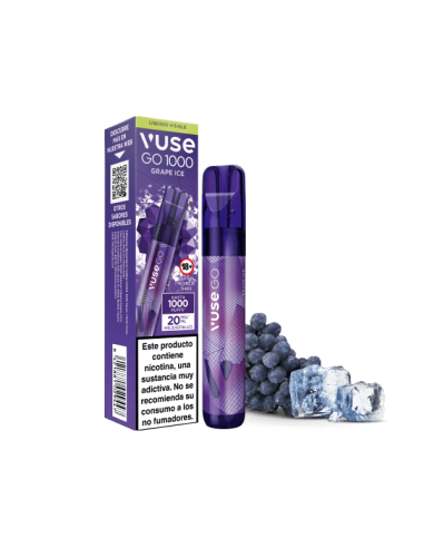 10 Pod Desechable Grape Ice GO 1000 by Vuse