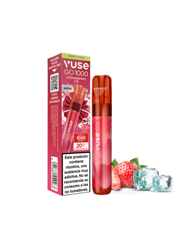 10 Pod Desechable Strawberry Ice GO 1000 by Vuse