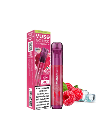 10 Pod Desechable Raspberry Ice GO 1000 by Vuse